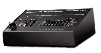 8 band audio equalizer and noise gate by W2IHY